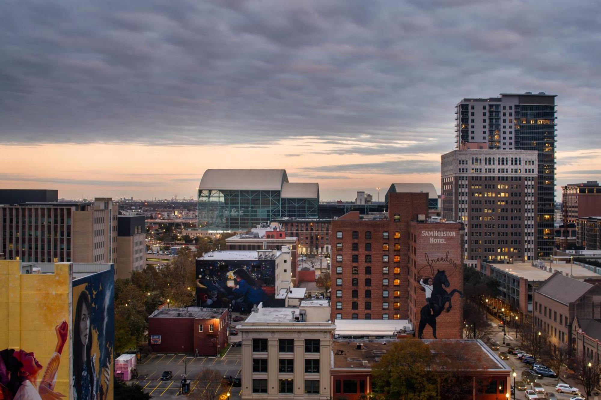 Moxy Houston Downtown Hotell Exteriör bild